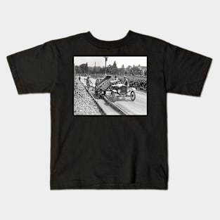 Road Crew at Work, 1925. Vintage Photo Kids T-Shirt